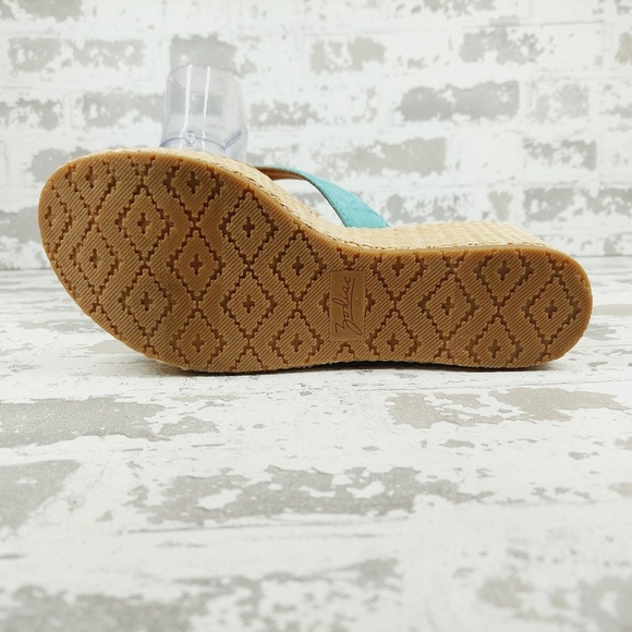 NEW ZODIAC Women's Rio Thong Platform Wedge Sandals I426 - Picture 9 of 12